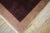 1920s Splendid Plum Ground Flower Design Antique Chinese Art Deco Knotted Rug For Sale - Image 12 of 13