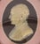 Antique Framed Wax Portrait Reliefs of Mr. And Mrs. Blaauw, 19th Century, Set of 2 For Sale - Image 4 of 13
