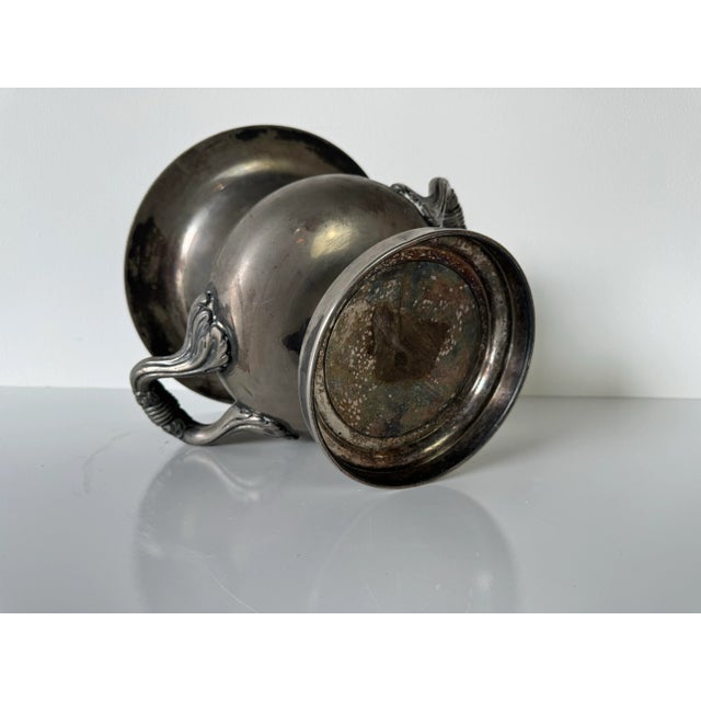 Hollywood Regency Silver Plate Urn - Shaped Champagne Bucket For Sale - Image 9 of 12