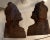 1900-1909 French Antique Chenets of Male Figure- a Pair For Sale - Image 4 of 4