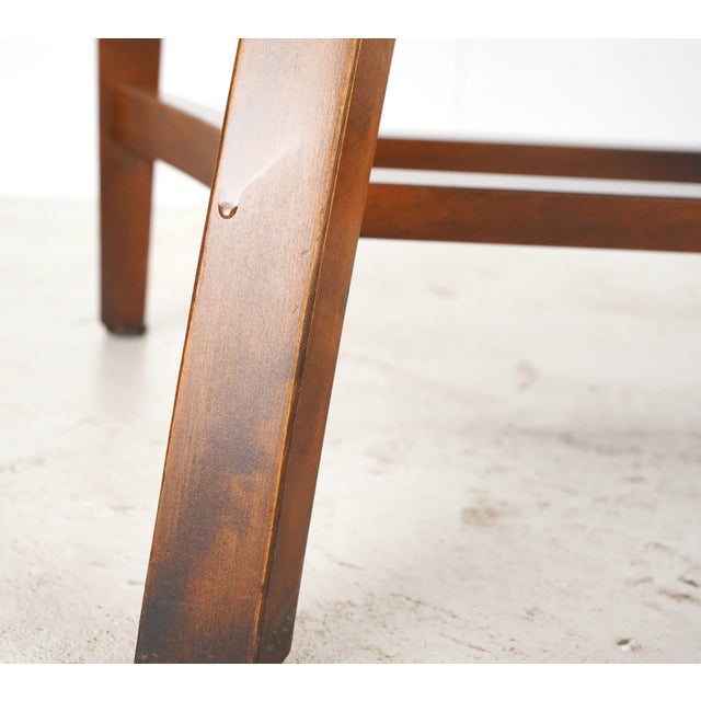 Vintage Wooden Bank of England Style Office Chair For Sale - Image 13 of 15