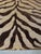 Thayer Goggin “Zac” Zebra Print Swivel Lounge Chair in Brushed Stainless Steel For Sale - Image 11 of 12