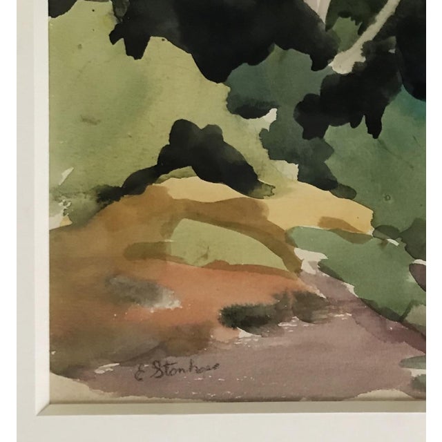 Elmer Stanhope, watercolor on paper, western landscape, signed lower left, 13 in. x 18 in. sight, 23 1/2 in. x 28 1/2 in....