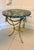 Antique Italian Gilt Metal and Verde Marble Tassel Side Tables, 1920, Set of 2 For Sale - Image 10 of 14