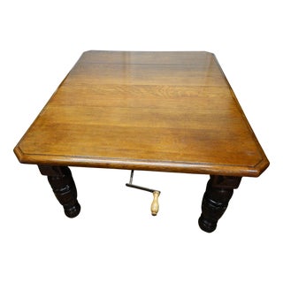 Oak Wind-Out Extending Table For Sale