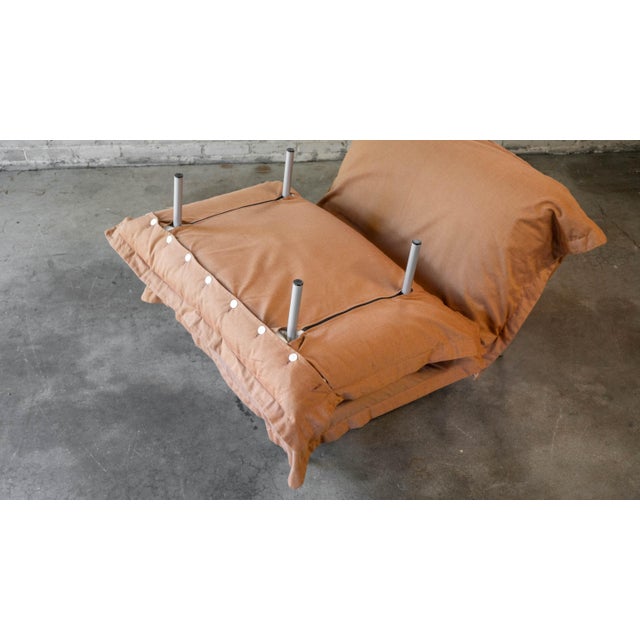 Ligne Roset 'Calin' Louge Chair and Ottoman by Pascal Mourgue, 1990s - A Set For Sale - Image 16 of 16