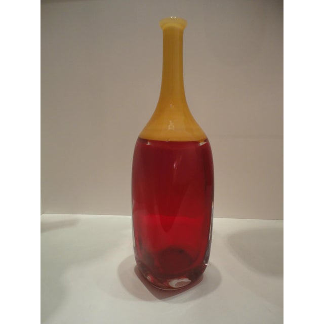 Bottle Vases by Alfredo Barbini for Barbini Murano, 1970s, Set of 2 For Sale - Image 9 of 18