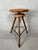 Separate industrial stool. Adjustable in height: from 64cm to +80cm. Wood type: beech. Seat diameter: 35cm. Seat...