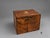 Late 19th Century English Victorian Burr Walnut Table Cabinet With Brass Inlay and Bramah Lock For Sale - Image 5 of 10