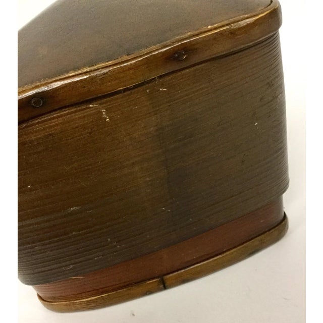 Wood 1980s Bamboo Artisan Art Trinket Box For Sale - Image 7 of 13