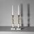 Pair of Candleholders with Karyatids, Bronze & Marble, Berlin Early 19th Century For Sale - Image 10 of 12