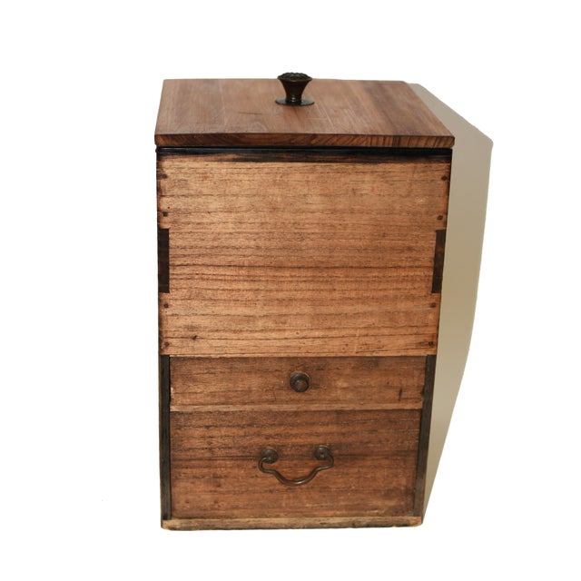 Japanese 19th Century Japanese Antique Storage Box For Sale - Image 3 of 12