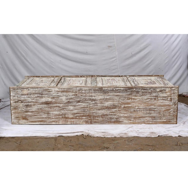 Sideboard Made From Antique Indian Teakwood Architectural Elements For Sale - Image 4 of 8