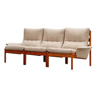 Venus Sofa in Teak by Illum Wikkelsø for C F Christensen Silkeborg, 1972 For Sale