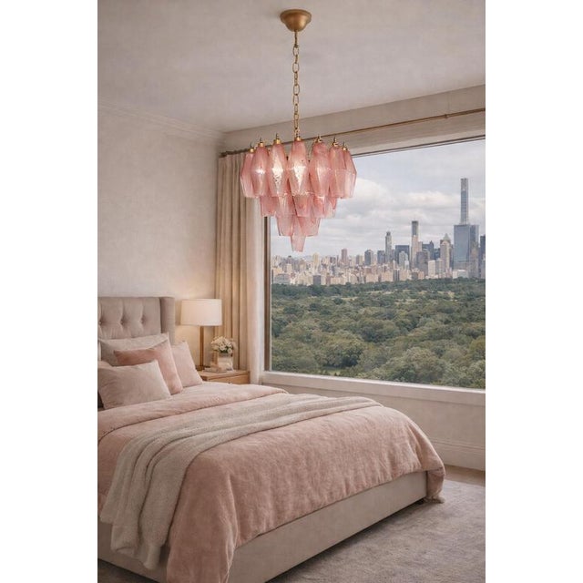 Vintage Murano Glass Chandeliers, 1990 For Sale - Image 3 of 13