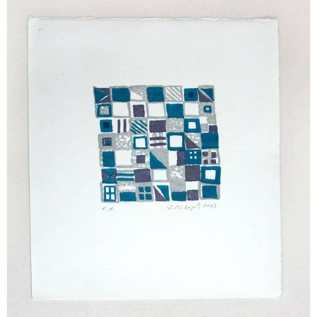 Sabine Pinkepank, Composition I, Print on Paper, 2003 For Sale - Image 4 of 7