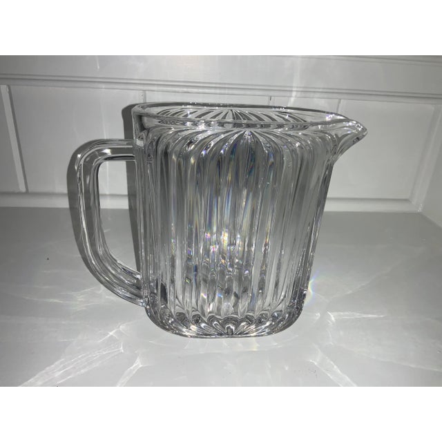 Contemporary Cut Crystal Pitcher For Sale - Image 11 of 11