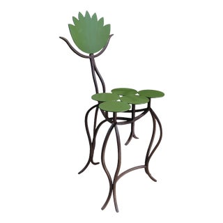 Chair in Steel by Frederic Gaillard For Sale