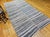 Vintage Turkish Kilim Rug, Handwoven Wool, Earth Tones Stripe Pattern, 6x10 For Sale In Chicago - Image 6 of 9