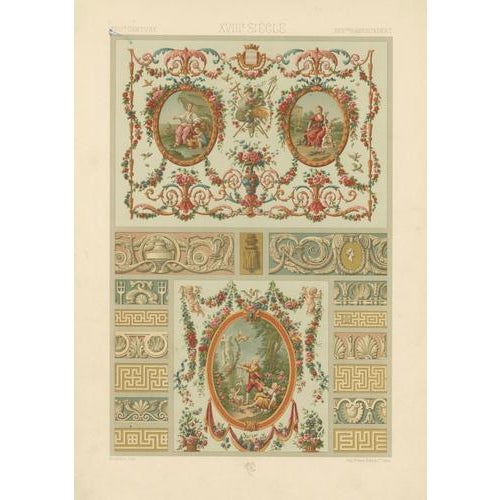 Albert Racinet, Decorative Panel, 1873, Chromolithograph For Sale - Image 3 of 10
