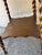 Antique Victorian or Jacobean Revival Barley Twist Side Table With Lower Shelf For Sale - Image 4 of 6