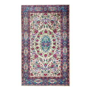 Early 20th Century Persian Kirman Rug For Sale