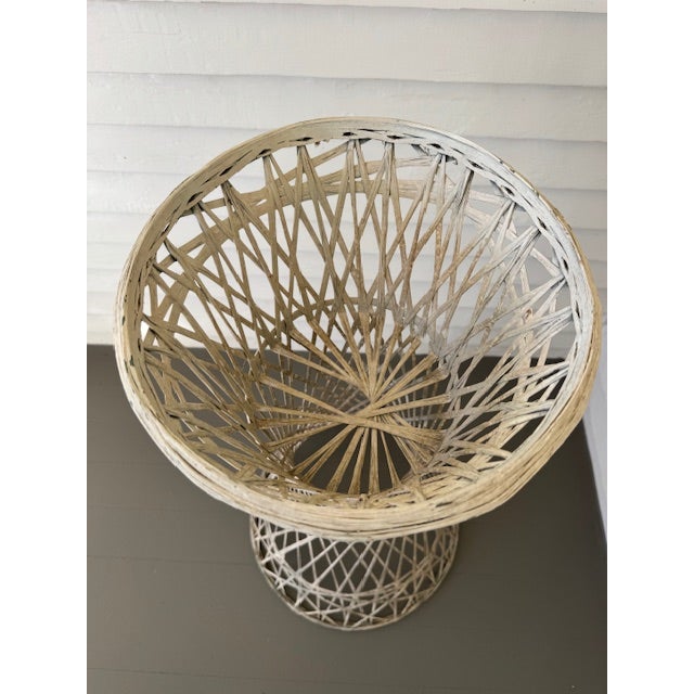 Mid-Century Russell Woodard Webspun Plant Stand, a Pair For Sale - Image 4 of 5