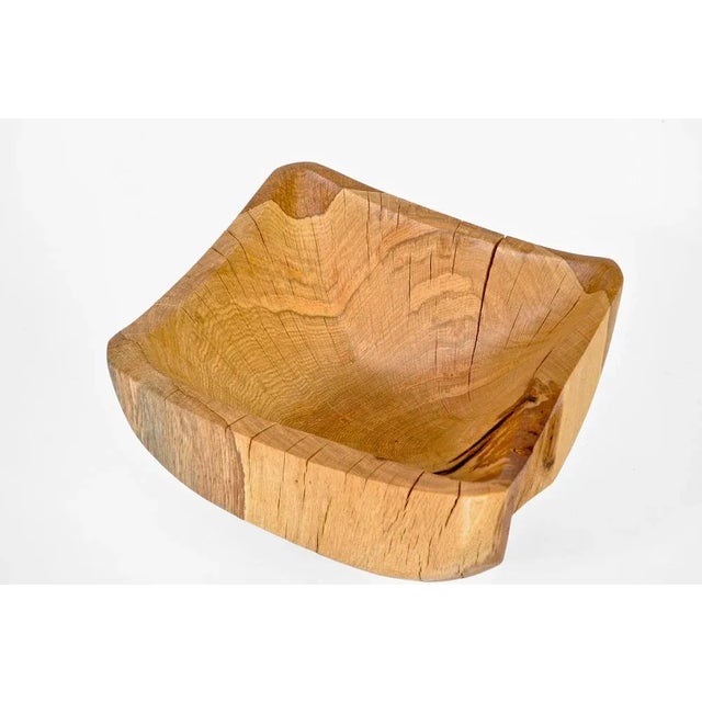 Contemporary Oak Vessel 1274 by Jörg Pietschmann For Sale - Image 3 of 6