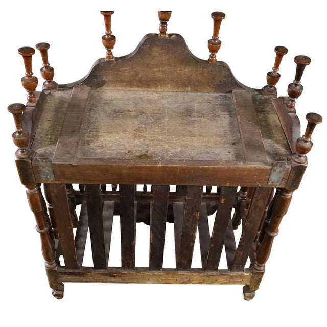 French Provincial Antique French Provincial Panetiere Bread Cage Cabinet For Sale - Image 3 of 4