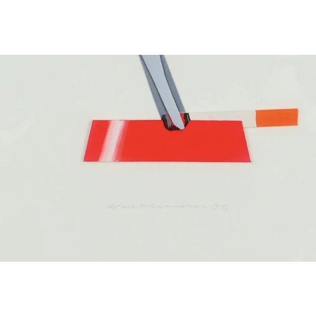 Tom Wesselmann, Smoking Cigarette in Ashtray, 2000, Liquitex on Cardboard For Sale - Image 3 of 6