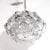 Mid-Century Hexagonal Prism & Frosted Glass Diffuser Chandelier by Veb Ebersbach For Sale - Image 14 of 18