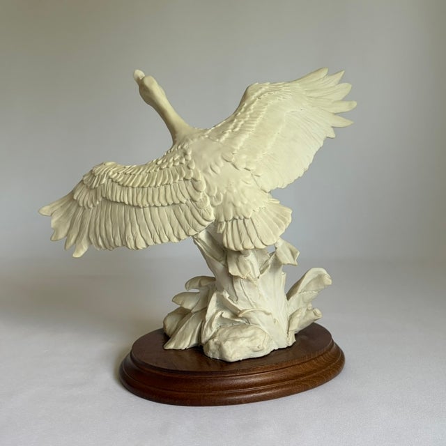 Traditional Vintage Auro Belcari Mallard Duck Sculpture on Wood Base For Sale - Image 3 of 8