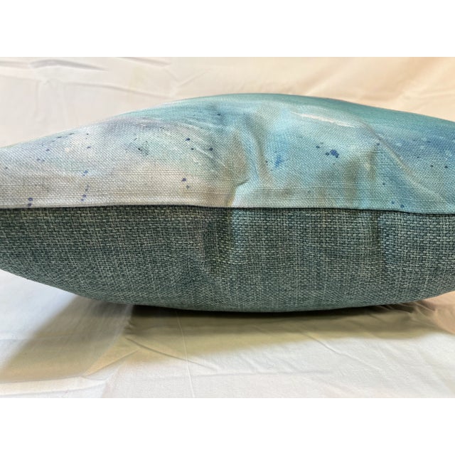 16" Square Decorative Toss Pillow Embellished With a Flock of Grazing Sheep Under the Moon - Made in the U K For Sale - Image 12 of 12