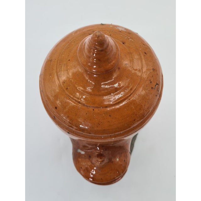 Antique Ceramic Bird Feeder, Central Europe, 1900s For Sale - Image 9 of 11