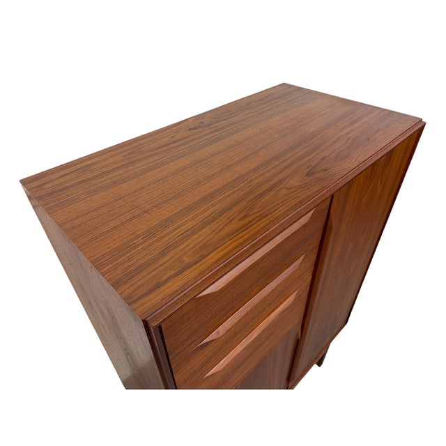 Fredericia Stolefabrik Mid-Century Danish Modern Fredericia Teak Gentleman's Wardrobe High Chest For Sale - Image 4 of 13