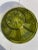 Vintage Mid Century Modern Green Glass Deviled Egg Platter For Sale - Image 10 of 12