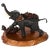Large Antique Japanese Bronze Elephant & Tigers Figure, 19th Century For Sale - Image 17 of 17