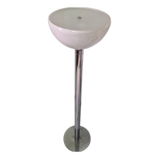 Glass and Metal AM/AS Floor Lamp by Franco Albini and Franca Helg for Sirrah, 1970s For Sale