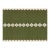Handmade New Zealand Wool Dhurrie, Olive Green and White Diamond Rug- 12'x15' For Sale