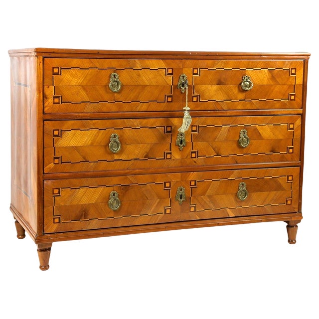 Josephinism Period Cherry Chest of Drawers, Austria, 1790 For Sale