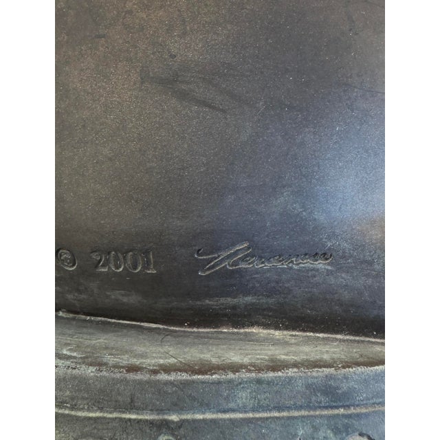 Dark Gray Egyptian Bastet Cat Figure For Sale - Image 8 of 10