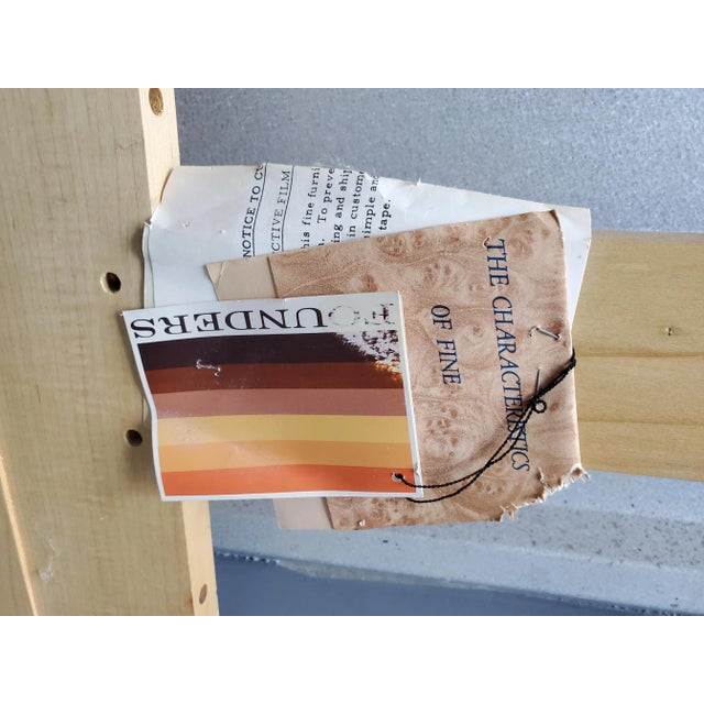 1970s Jack Cartwright for Founders Burlwood Full/Queen Headboard For Sale In Baltimore - Image 6 of 13