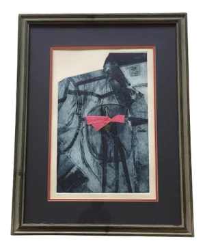Vintage Original Litho Print "Southern Comfort" J.Morris