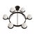 1950s Vintage Brutalist Lamp with Art Deco Influences, 1950s For Sale - Image 5 of 17