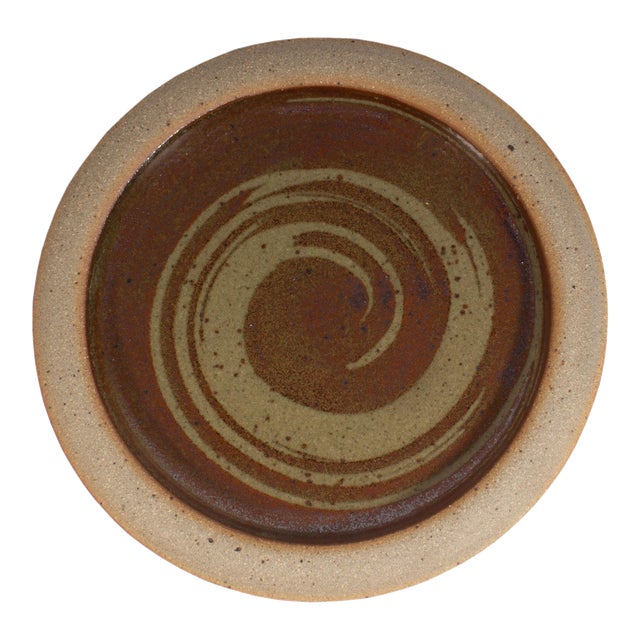 Muchelney John Leach Studio Pottery Stoneware Small Dish For Sale
