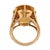 Vintage 14.00 Carat Citrine 14k Yellow Gold Cocktail Ring, Size 5.75 For Sale In Los Angeles - Image 6 of 6