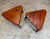 Auburn Mid Century Modern George Nakashima Style Mahogany Triangular Tripod Stool For Sale - Image 8 of 12