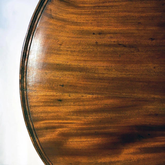 Wood Georgian Walnut Birdcage Tilt-Top Table For Sale - Image 7 of 12