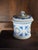Mid 19th Century Continental Parian Ware Lidded Jar, lions faces, floral and geometric patterns. This jar perfectly blend...