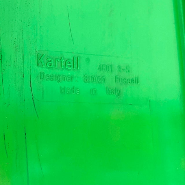 Green Green Chest of Drawers by Simon Fussell for Kartell, 1970s For Sale - Image 8 of 9